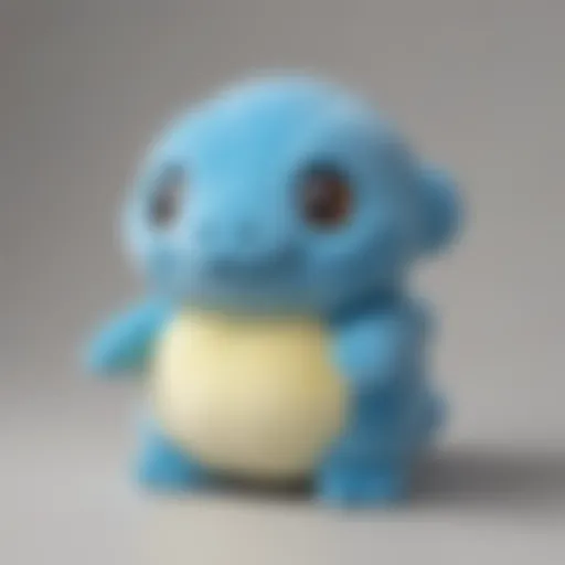 A beautifully crafted Spheal stuffed animal showcasing its vibrant colors and plush texture.