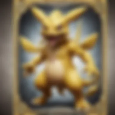 Strategic Alakazam Pokemon Card