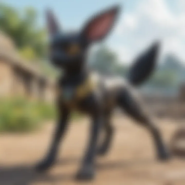 Strategic placement of Umbreon in Pokemon lineup