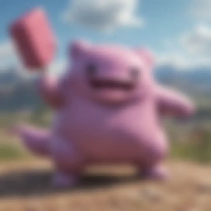 Successful capture of Ditto in Pokemon Go