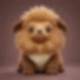 A collection of Bidoof plush toys displayed in an engaging arrangement.