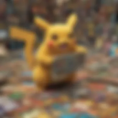 Pokémon Card Market Trends A graph illustrating the fluctuating market trends of Pokémon card values over the years