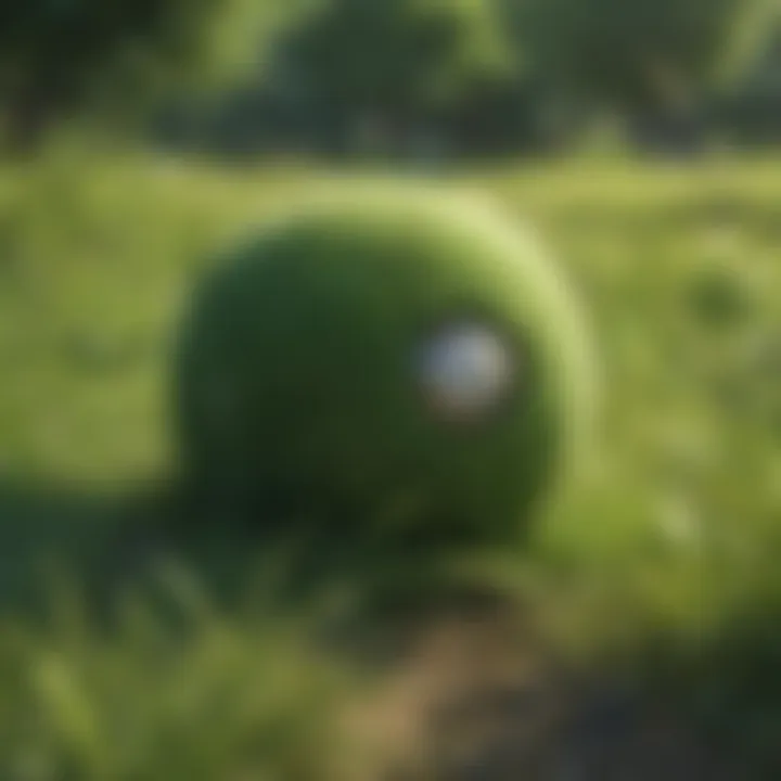 Close-up of grass blades swaying in the wind, illustrating movement dynamics.