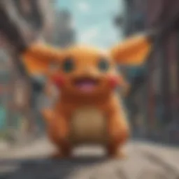 Vibrant TikTok feed showcasing Pokemon content