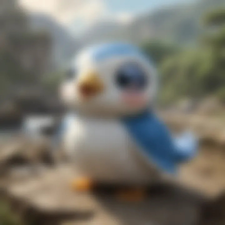 Cultural representations of Piplup in various media