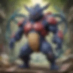 Anime character showcasing a Pokémon card