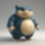 A collection of various Snorlax toys showcasing their diversity