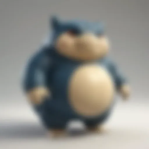A collection of various Snorlax toys showcasing their diversity