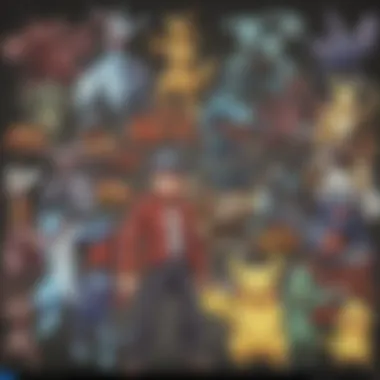 A visual timeline depicting the generations of Pokémon.