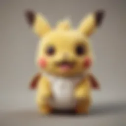 Collection of Pokémon plush toys showcasing various characters