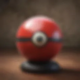 The intricate design of The Wand Company's Poke Ball showcasing its premium craftsmanship.