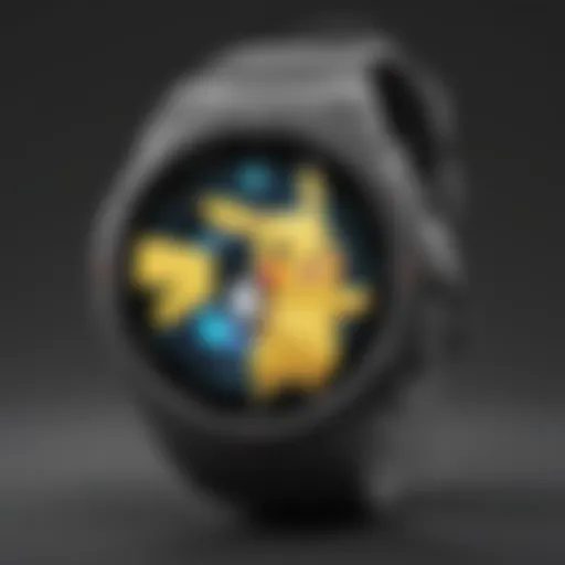 Elegant Pokemon-themed smartwatch