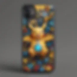 Elegant Pikachu-themed iPhone 11 case