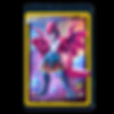 A close-up view of a graded Pokémon card showcasing its high quality.