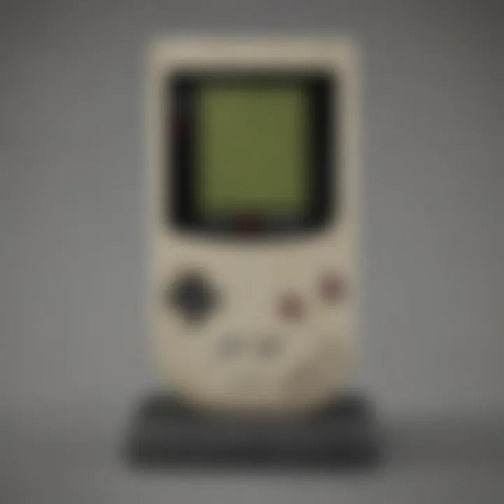 Close-up of materials used in Gameboy display stands