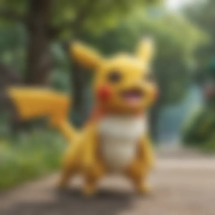Diverse Pokémon encountered using Go Plus during gameplay