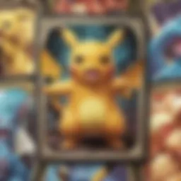 A vibrant display of various Pokémon card booster packs