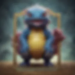 A focused view of rare Pokémon cards displayed on a table