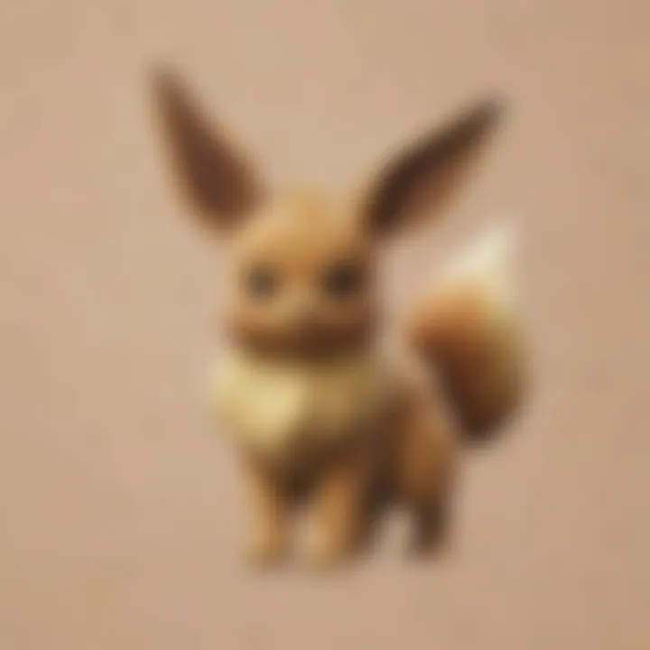 A collection of Pokémon merchandise including the Eevee shirt.
