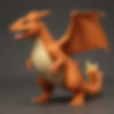 Majestic Charizard plushie embodying the essence of Pokemon fandom