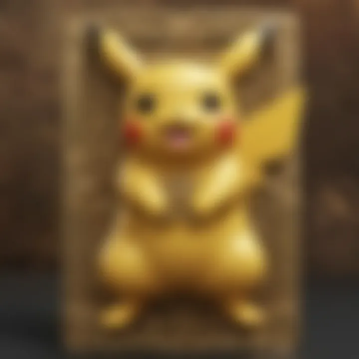 Gilded Pikachu Card