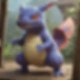 A close-up of a rare Pokémon card showcasing its unique features and details