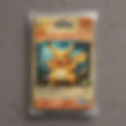 Rare vintage Pokemon blister pack showcasing iconic artwork