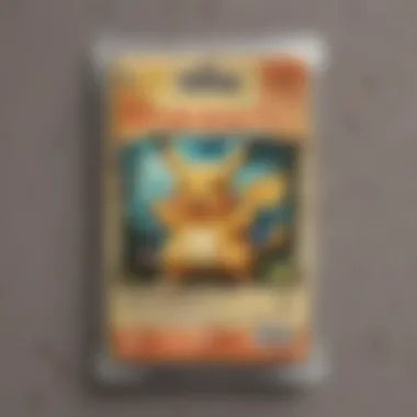 Rare vintage Pokemon blister pack showcasing iconic artwork