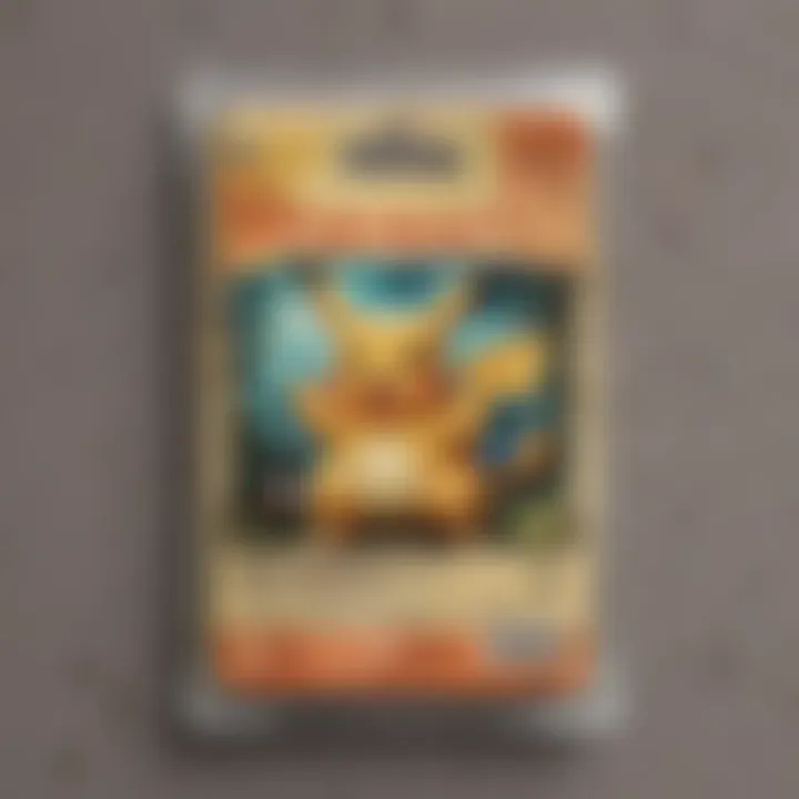 Rare vintage Pokemon blister pack showcasing iconic artwork