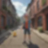 Virtual location simulation for Pokemon Go