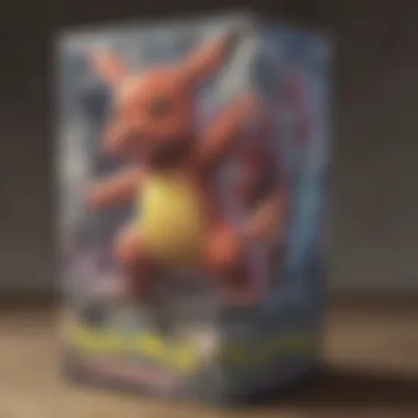 An online shopping interface showcasing Pokémon card booster boxes for sale.