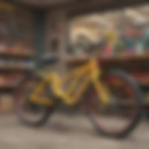 Diverse range of bicycles displayed in a retail store