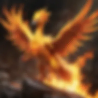 Flaming Moltres card design